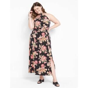 how to tie the bottom of a long dress Tie Front Ruffle Bottom Maxi Dress – The 308 Boutique main image 1